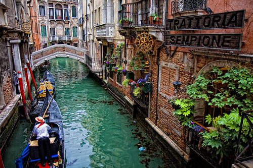 Italia Venecia canal